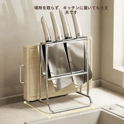 ステンレス製多機能キッチンツールスタンド